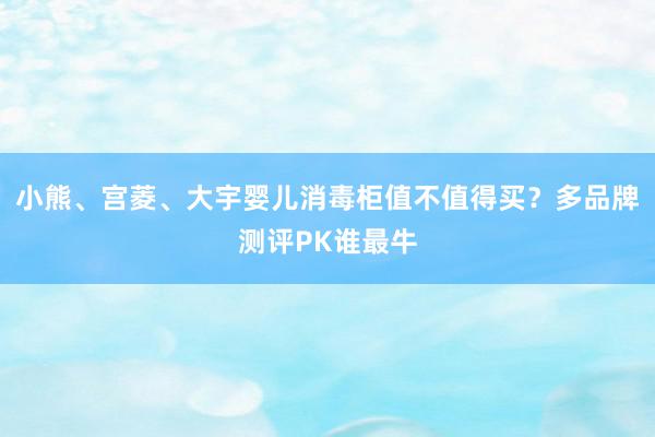 小熊、宫菱、大宇婴儿消毒柜值不值得买？多品牌测评PK谁最牛